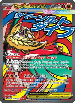 Pokémon-Karte Mega-Resladero-ex 268/217