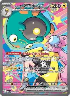 Pokémon-Karte Enigmaras Wampitz-ex 279/217