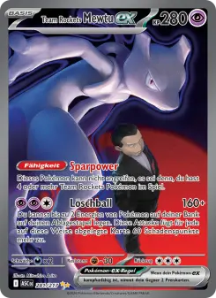 Pokémon-Karte Team Rockets Mewtu-ex 281/217