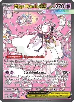 Pokémon-Karte Mega-Diancie-ex 282/217
