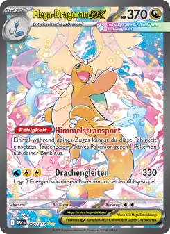 Pokémon-Karte Mega-Dragoran-ex 290/217