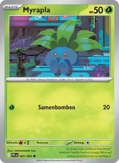 Pokémon-Karte Myrapla 001/094