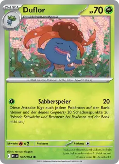Pokémon-Karte Duflor 002/094