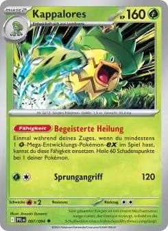 Pokémon-Karte Kappalores 007/094