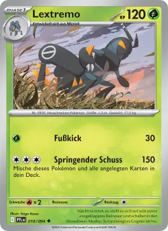 Pokémon-Karte Lextremo 010/094