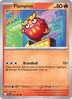 Pokémon-Karte Flampion 015/094