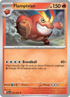 Pokémon-Karte Flampivian 016/094