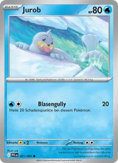 Pokémon-Karte Jurob 021/094
