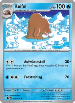 Pokémon-Karte Keifel 024/094