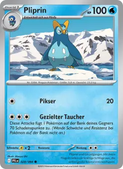 Pokémon-Karte Pliprin 028/094