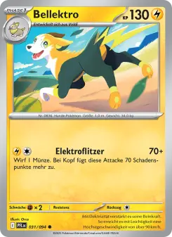 Pokémon-Karte Bellektro 031/094
