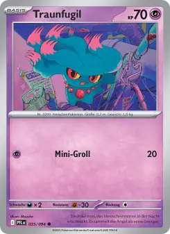 Pokémon-Karte Traunfugil 035/094