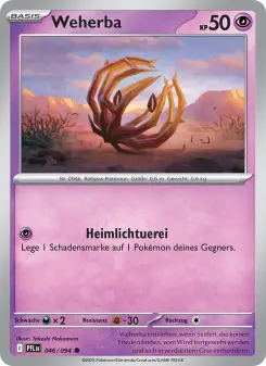 Pokémon-Karte Weherba 046/094