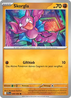Pokémon-Karte Skorgla 049/094