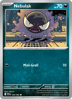 Pokémon-Karte Nebulak 054/094