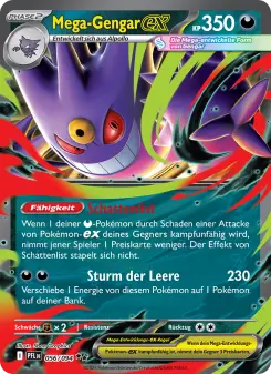 Pokémon-Karte Mega-Gengar-ex 056/094