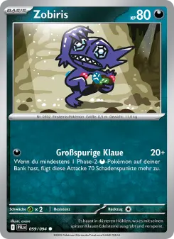 Pokémon-Karte Zobiris 059/094