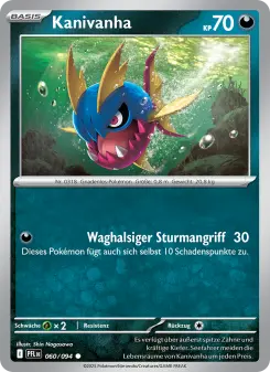 Pokémon-Karte Kanivanha 060/094