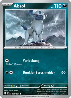 Pokémon-Karte Absol 063/094