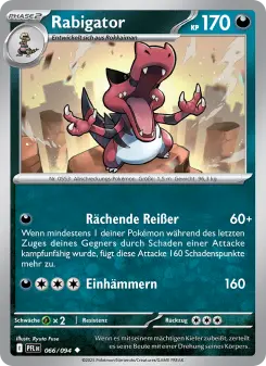Pokémon-Karte Rabigator 066/094