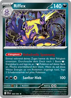 Pokémon-Karte Riffex 068/094