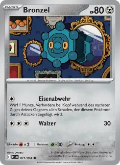 Pokémon-Karte Bronzel 071/094
