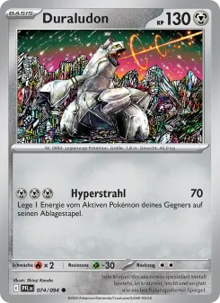 Pokémon-Karte Duraludon 074/094