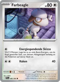 Pokémon-Karte Farbeagle 080/094
