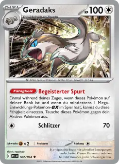 Pokémon-Karte Geradaks 082/094