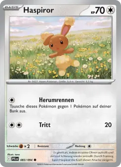 Pokémon-Karte Haspiror 083/094