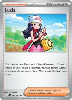 Pokémon-Karte Lucia 087/094