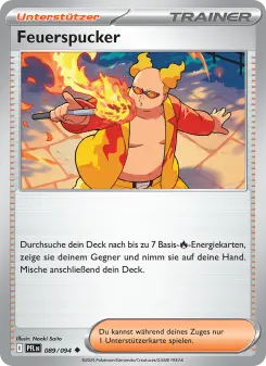 Pokémon-Karte Feuerspucker 089/094