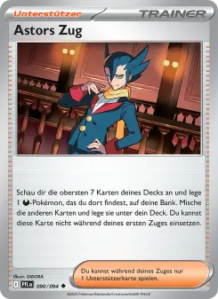 Pokémon-Karte Astors Zug 090/094