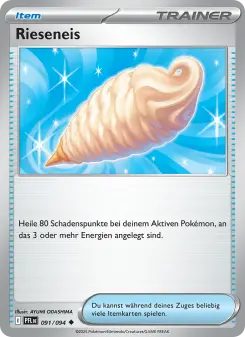 Pokémon-Karte Rieseneis 091/094