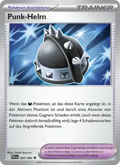 Pokémon-Karte Punk-Helm 092/094