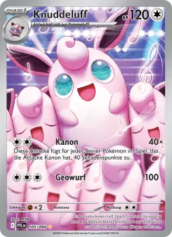 Pokémon-Karte Knuddeluff 105/094