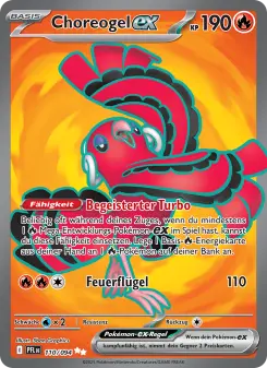 Pokémon-Karte Choreogel-ex 110/094