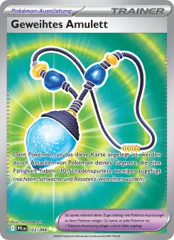 Pokémon-Karte Geweihtes Amulett 122/094