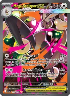 Pokémon-Karte Mega-Schlapor-ex 128/094
