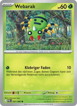Pokémon-Karte Webarak 001/088