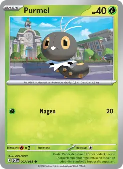 Pokémon-Karte Purmel 007/088