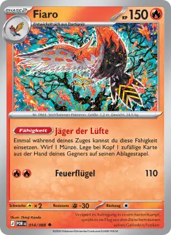 Pokémon-Karte Fiaro 014/088