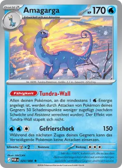 Pokémon-Karte Amagarga 024/088