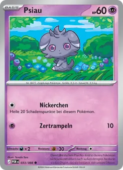 Pokémon-Karte Psiau 033/088