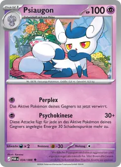 Pokémon-Karte Psiaugon 034/088