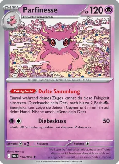 Pokémon-Karte Parfinesse 036/088