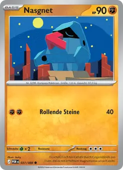 Pokémon-Karte Nasgnet 037/088