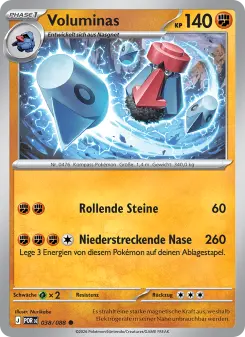 Pokémon-Karte Voluminas 038/088
