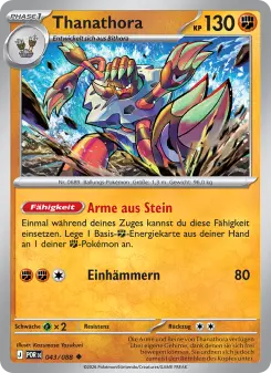 Pokémon-Karte Thanathora 043/088
