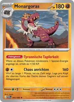 Pokémon-Karte Monargoras 045/088